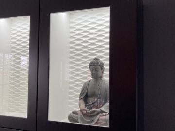 Detail zadnej pohľadovej dosky.